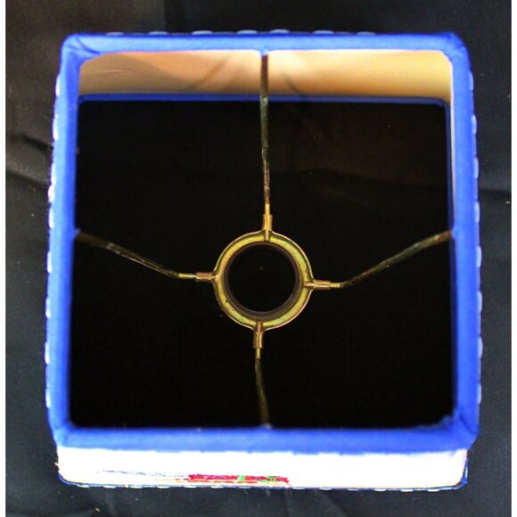 Construction Small Nursery Lamp Shade Dump Truck Baby Boy Embroidered Tractor - Picture 5 of 6